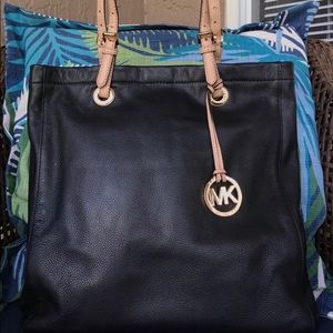 Michael Kors Jet Set North South Leather Tote